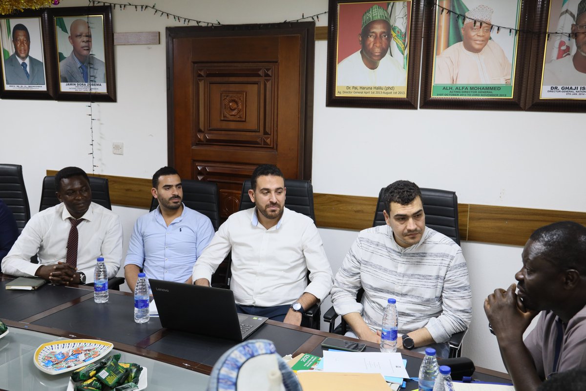 natpopcom's tweet photo. #PhotoNews: A team from Jamitan Tech and its technical partners, Esri and the Khatib &amp; Alanni led by Mr. Olawanle Akintan paid a courtesy visit to the Director-General of the Commission, Dr. Osifo Tellson Ojogun at the NPC Headquarters in Abuja. 
#2023Census 
#DigitalCensus https://t.co/nBd0XpHqVe