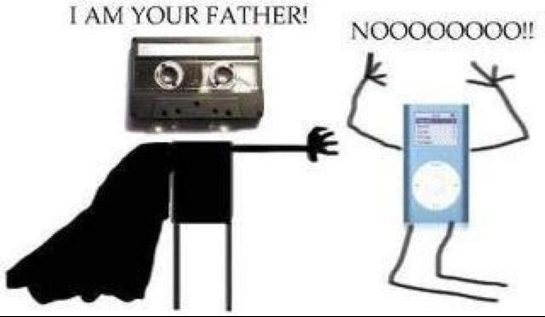 Seda33554179's tweet photo. This came up on my Facebook memories.
Which is more troubling, the fact that this is now an entire generation of music listening methods out of date; or that I still think that it's funny 😁
#TeamMixTape https://t.co/FDly3GWhRg