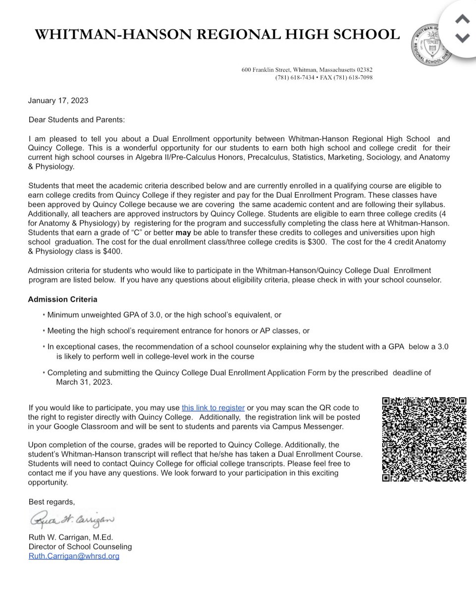 WHRHS School Counseling tweet media