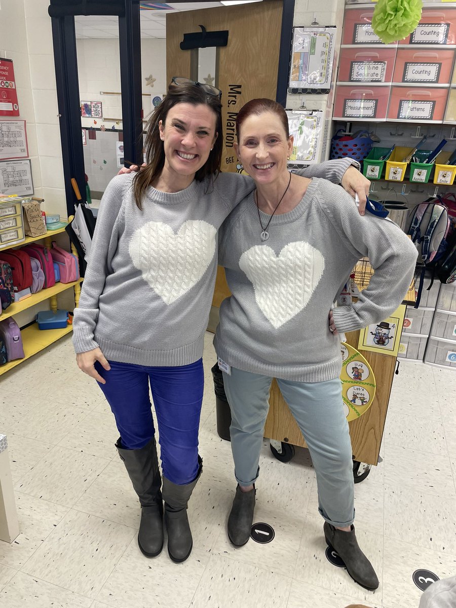 When you’re twinning with one of the greats! #mrsbrownrocks #kindergarten #workofheart