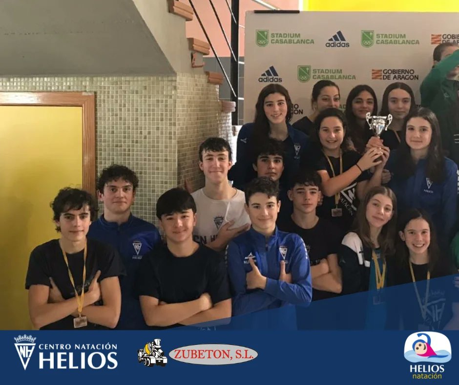 NatacionCNH's tweet photo. Este fin de semana se ha celebrado el Campeonato de Aragón de edades. Nuestros juniors e infantiles han competido durante 3 días, consiguiendo un alto porcentaje de mejores marcas personales.

En ambas categorias hemos conseguido ser SUBCAMPEONES de Aragón. https://t.co/4RaqIyX9vY