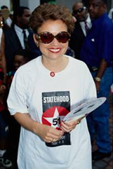 FreeDCnow's tweet photo. 📣Happy 🎂 Birthday to former DC @MayorSPratt! We're thankful for everything you've done to advance the cause of #DCstatehood and support statehood activists! @udc_edu @PoliticsPolicy1 #SharonPratt #NativeWashingtonian #FreeDCnow https://t.co/LD62rs6AGK