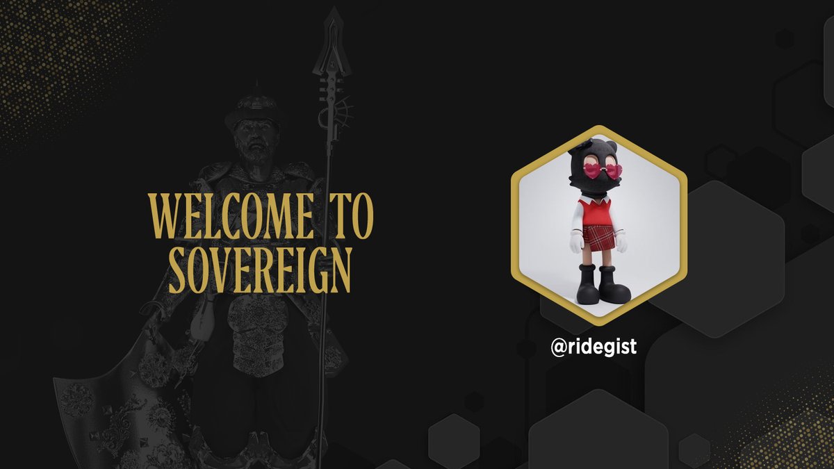 Congratulations <a href="/ridegist/">Ridegist</a> .

You have been accepted into @TheSovereignNFT.