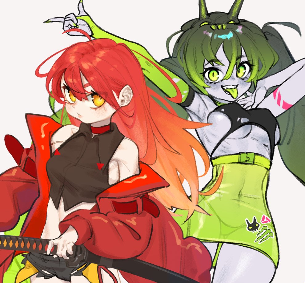 「I feel like these two characters are ver」|刀子猫🔪🐈‍⬛のイラスト