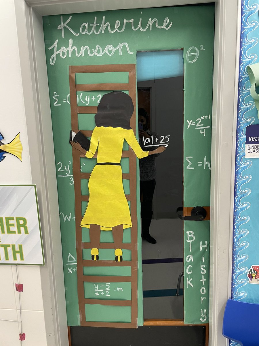 My favorite Kinder teacher did her thing on her classroom door! #MyBabyLove @tayrenae_