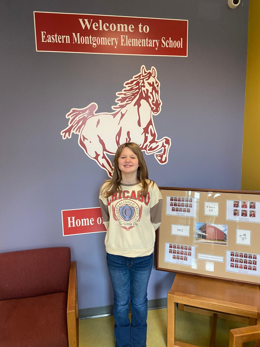 Good luck to our EMES 5th grade spelling champ, Kaylin Heldreth, as she participates in the district spelling bee. We are proud of you, Kaylin!