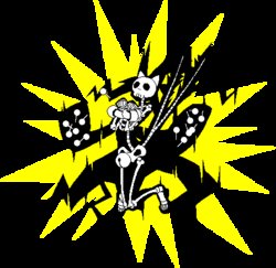 If Kokonoe from BlazBlue gets electrocuted by anyone, you can see she hides a giant stash of lollipops in her sleeves