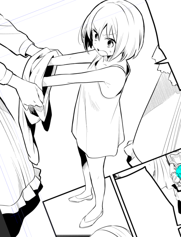 お着換え中の姫 