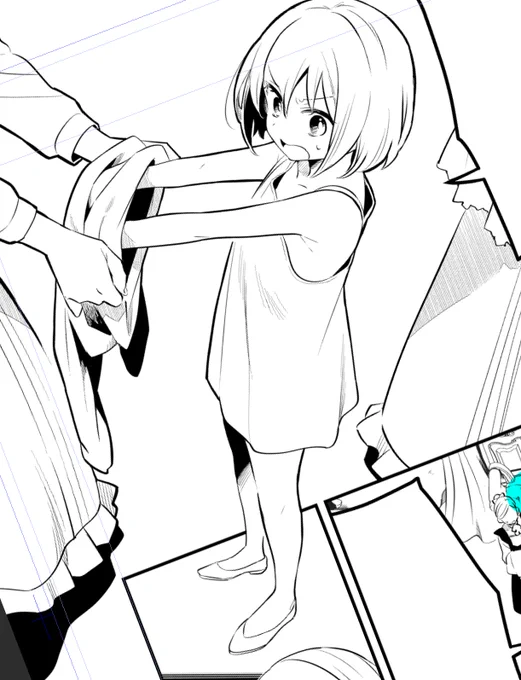 お着換え中の姫 