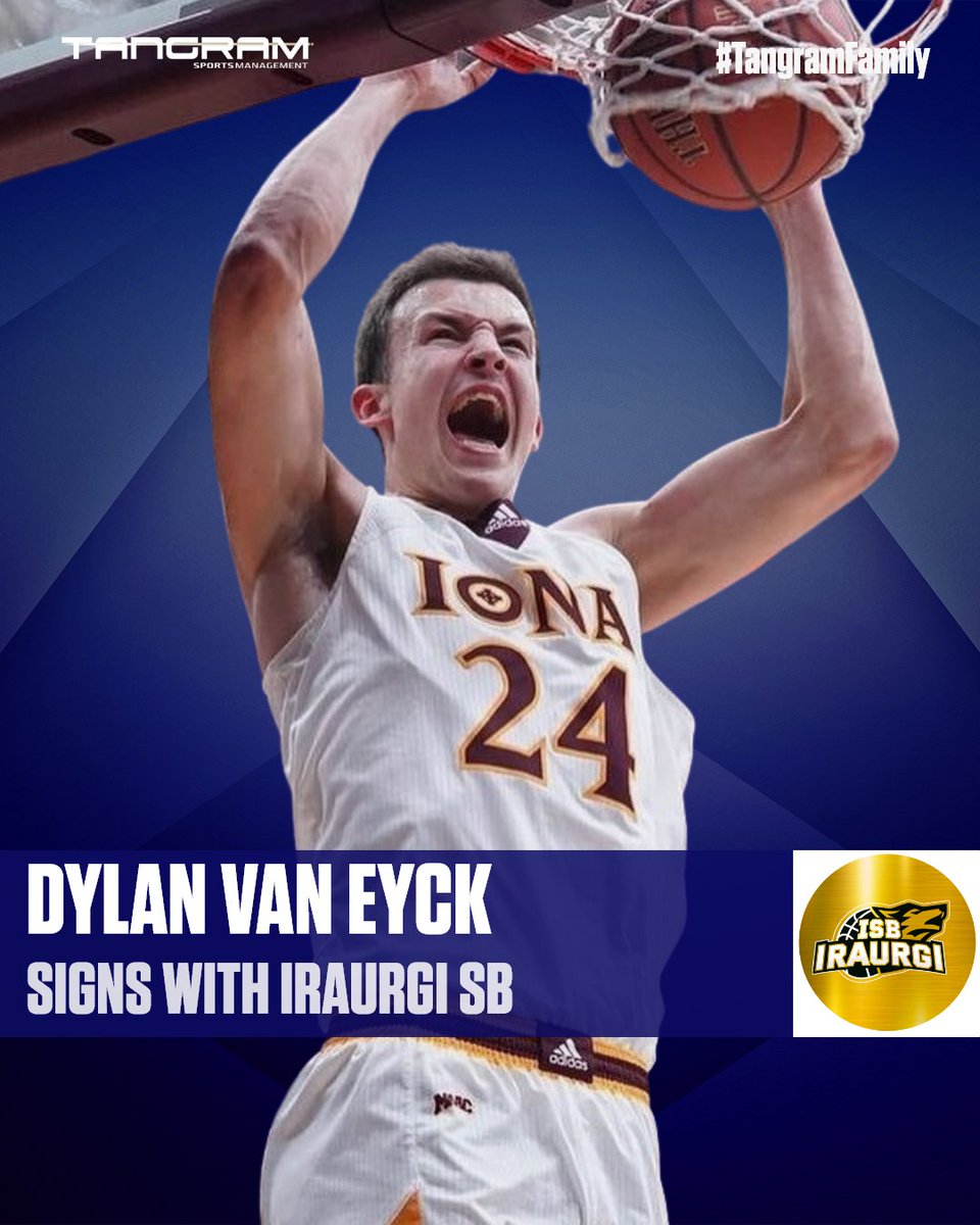 TangramSports's tweet photo. Dylan Van Eyck moves to Spain #LEBOro and will play for @iraurgisb πͺπΈ
The Dutch international forward @Basketball_NED, 2022 MAAC Sixth Player of the Year with @IonaGaelsMBB, started the season in Italy @LNPSOCIAL with @SanGiobbeBasket.
Good luck @dyl_ve πͺπ»
#TangramSports https://t.co/SPVhBX4HsJ