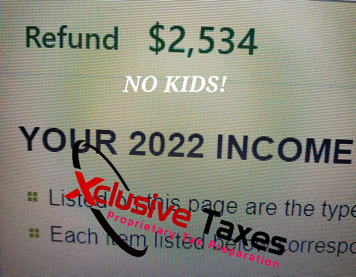 TaxesXclusive's tweet photo. File your taxes with us Today! 

832-449-8868 https://t.co/YA9zeSXDVI https://t.co/JsC7erUS2T