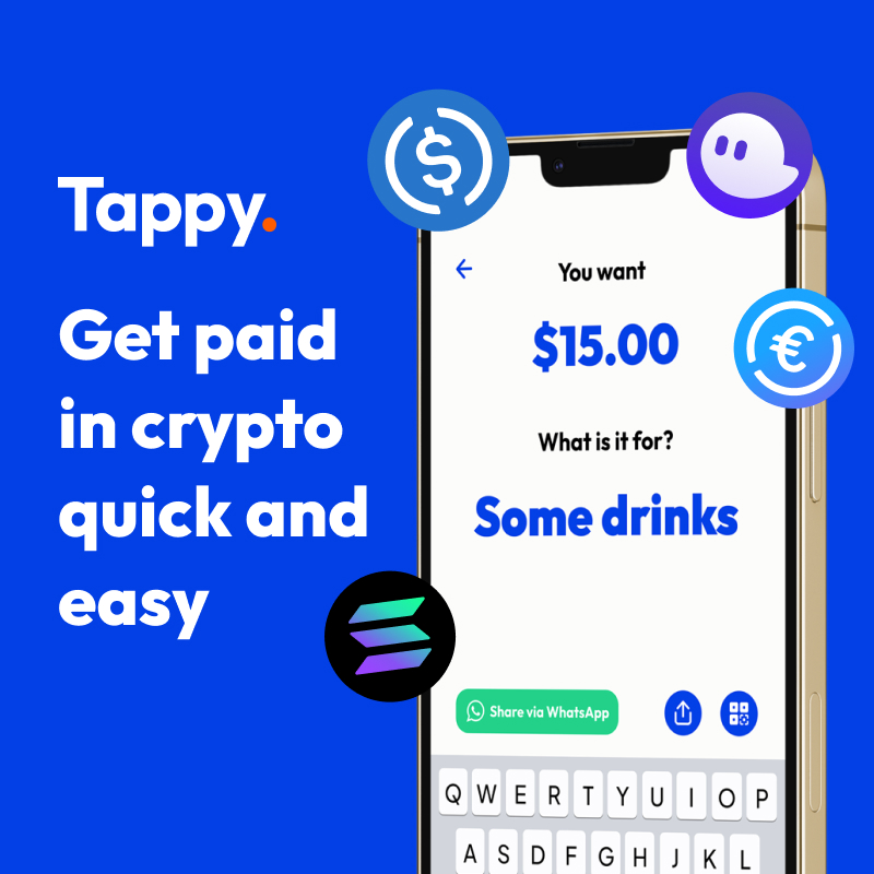 tappy_cc's tweet image. A nice solution to split bills with friends and pay in crypto.

app.tappy.cc @solana @phantom