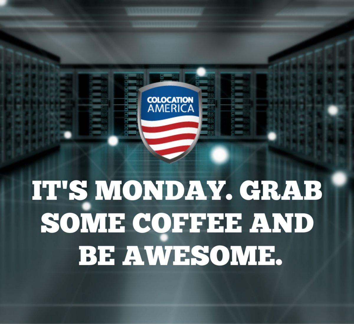 ColocationUSA's tweet image. It’s Monday... Grab another cup of coffee and be awesome. We got this! 
.
.
.
.
.
.
.
#datacenter #datacenterservices #cloudconnectivity #dedicatedserver #colocation #losangeles #newyork #chicago #sanfrancisco #newjersey #miami #boston #philadelphia #connecticut #sanfrancisco