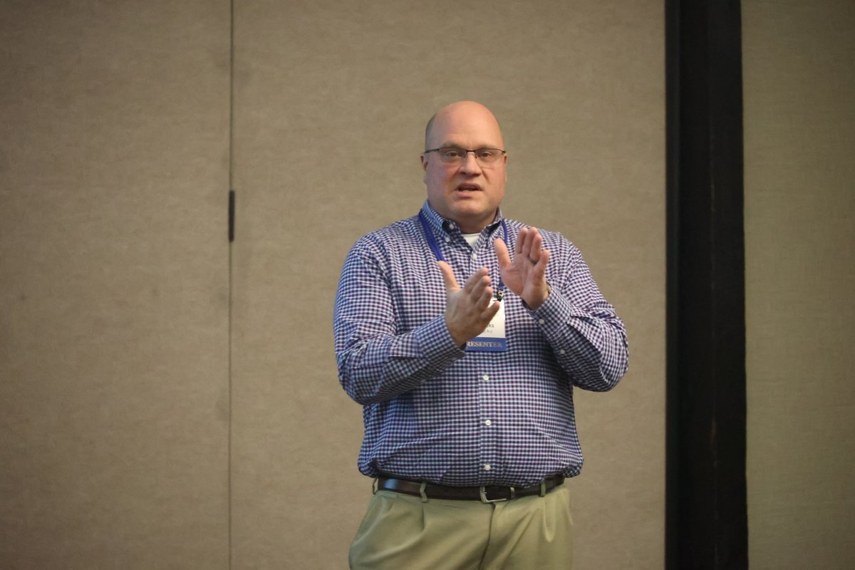 MOEducation's tweet photo. Matt Brooks @BrooksCbirdsong and Doug Smith demonstrated a better way to get students to graduation using an altered philosophy from Bill Daggett to better serve its entire student population. #MOPWR2023 https://t.co/mtuCwjtD36