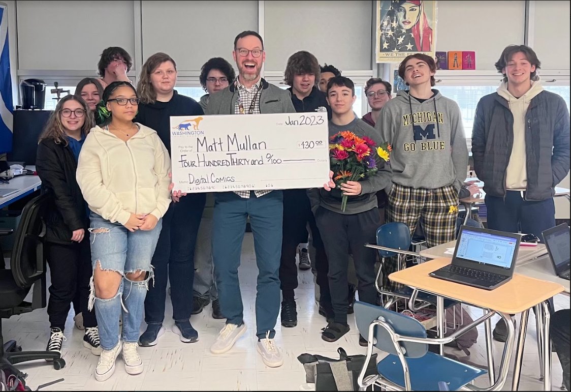 Washington Local Schools on Twitter "Mr. Mullan, WHS Eng, asked for to advance some of his