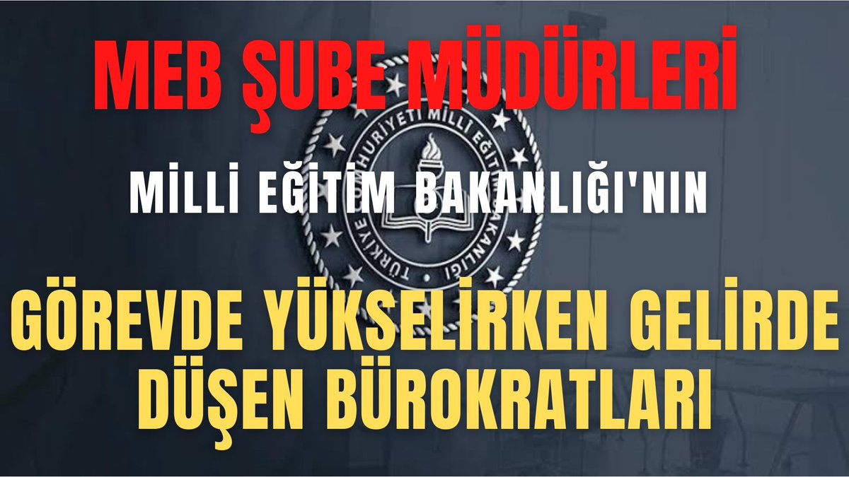#MebSubeMudurleri