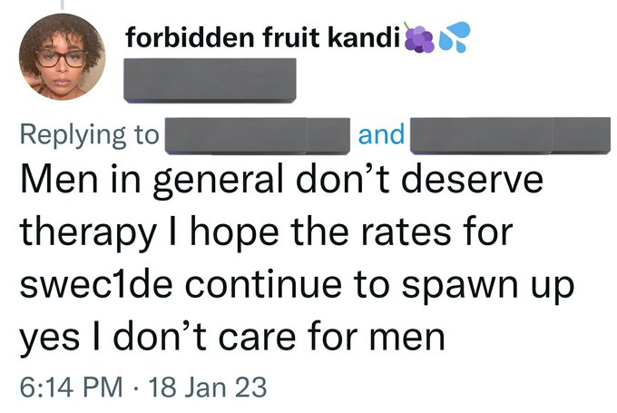 MisandryE's tweet photo. Cruel and hateful. 
~Misandry https://t.co/sSdq8agVOQ