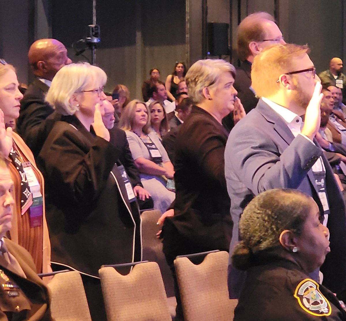 TNTDOC1's tweet photo. #ACAWinterConference2023 Day 4 Update: Correctional Administrator over Sex Offender Treatment Services Sue Seidentop was sworn in to serve as the Probation Representative on the @ACAinfo Board of Governors! https://t.co/eiijMR2EMg