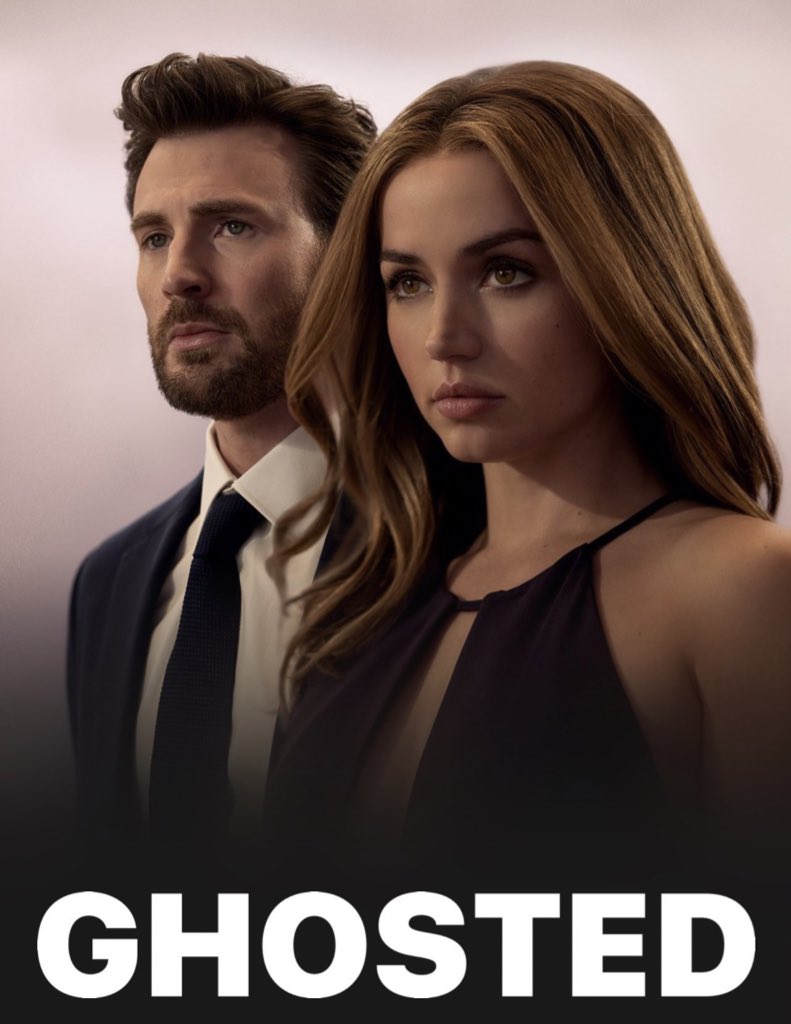 Ghosted 2023 Ana de Armas Chris Evans 4K Wallpaper iPhone HD Phone