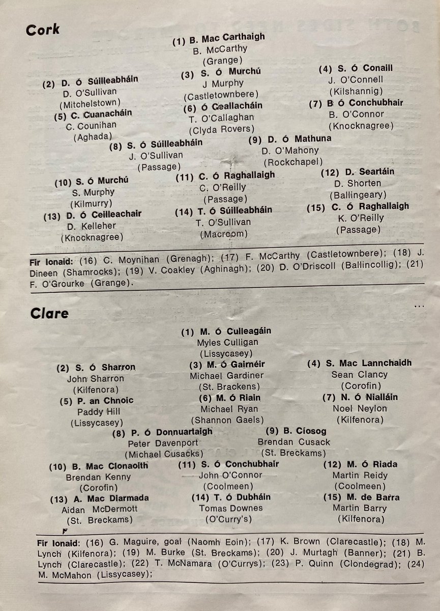 GAA Programmes tweet media