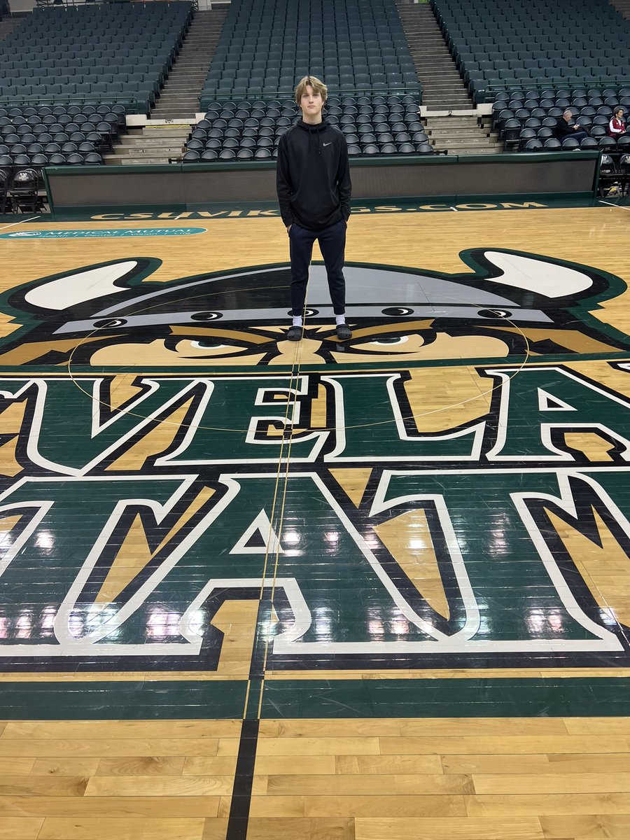Had a great unofficial visit at Cleveland State University yesterday. Thanks to <a href="/JayShunnar/">Coach Jay Shunnar</a> and <a href="/csu_basketball/">Cleveland State Men’s Basketball 🏀</a> for having me out. <a href="/PersuitUnited/">United Persuit</a> <a href="/PrepHoopsMI/">Prep Hoops Michigan</a> <a href="/TheDZoneBBall/">The D Zone Basketball</a>