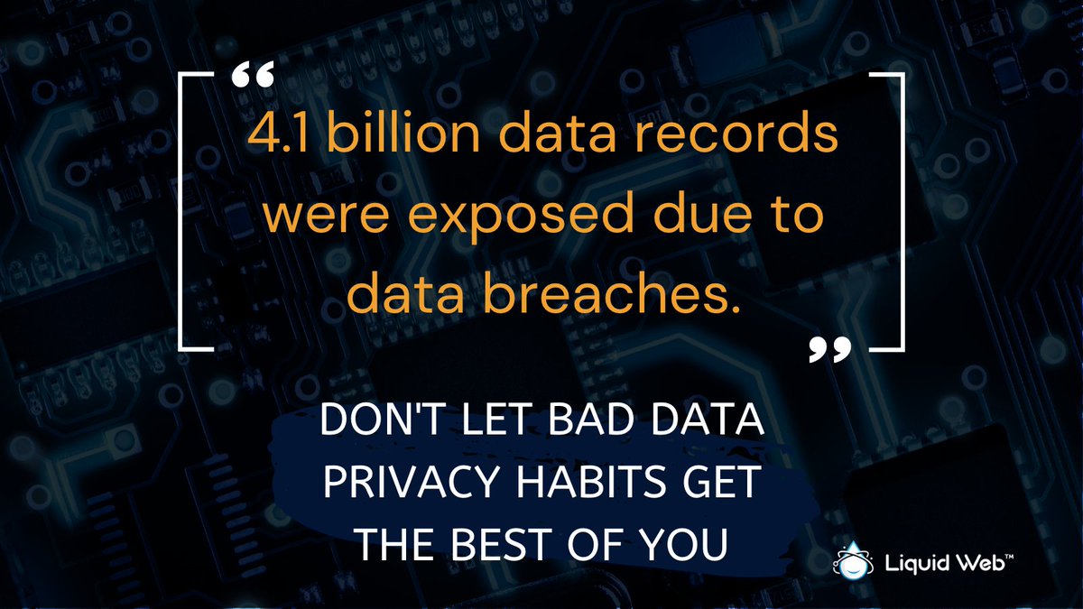 LiquidWeb's tweet photo. Do you work from home? โ๏ธ Yes!
Is your data secure? โ๏ธ Of course!
So you follow appropriate data privacy habits? ๐ Um...
Check out our 5 #DataPrivacy tips for #remote workers! https://t.co/vC1LwygQq5
#DataPrivacyMonth #DataPrivacy #Security #LiquidWebSecurity #Technology https://t.co/wh3APApbxj