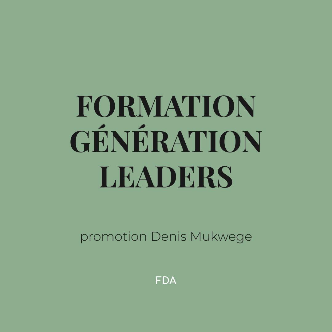 FondationAssaT's tweet photo. La première promotion de la formation « Génération leaders », pour les quartiers populaires, est la promotion Denis Mukwege!

On commence avec Lucie et Hidie 👏
#formation #générationleaders #leadership https://t.co/HANPrvZcLU