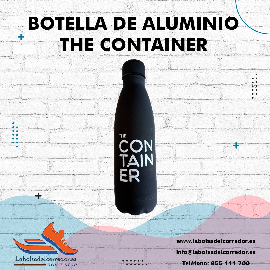 Botellas de aluminio realizadas para el gimnasio The Container Málaga.

Si quieres recibir presupuesto contacta con nosotros por teléfono en el 955111700,  por Whatsapp en el 627937526 en el correo elect. info@labolsadelcorredor.es o entra en nuestra web labolsadelcorredor.es