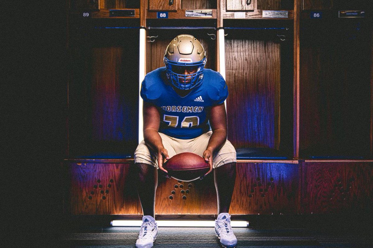 Bless to say I will be committing to @Norsemen_FB @CoachCrissup @Coach_Rob_J Let’s ridee💙