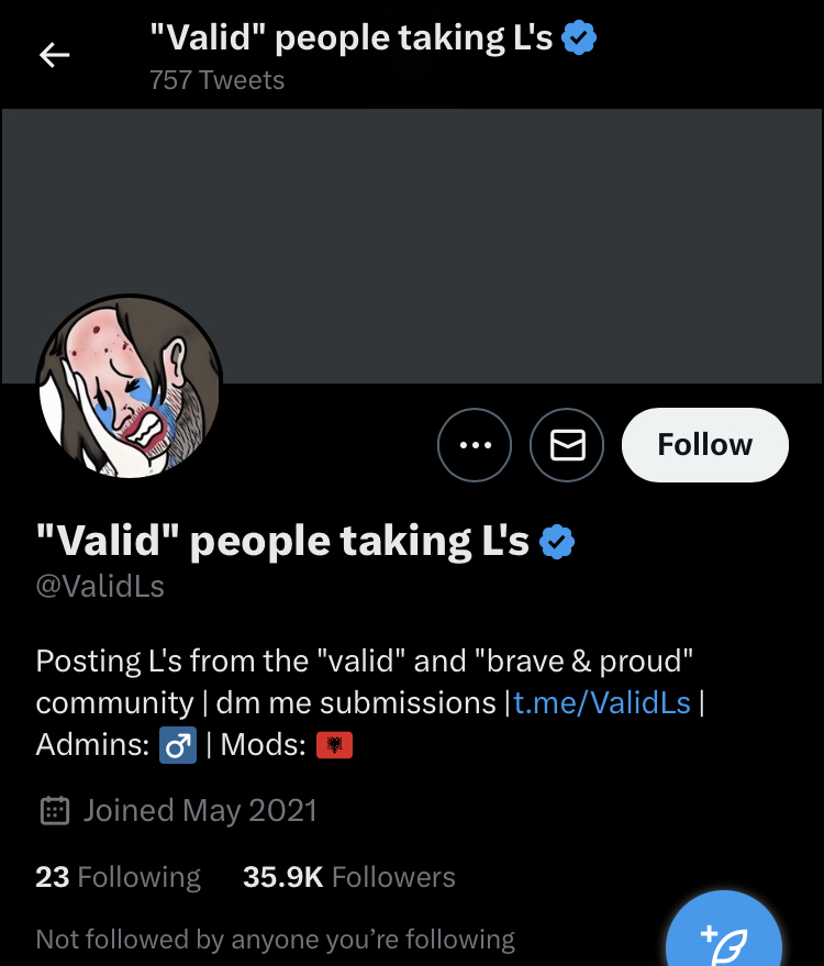 FunnelMetYa's tweet photo. #DeplatformValidLs

Ignore for ValidLs 🤢🤮
Like and retweet for Great Nailsage Zote 🙏❤️ https://t.co/BF7skI0IBG