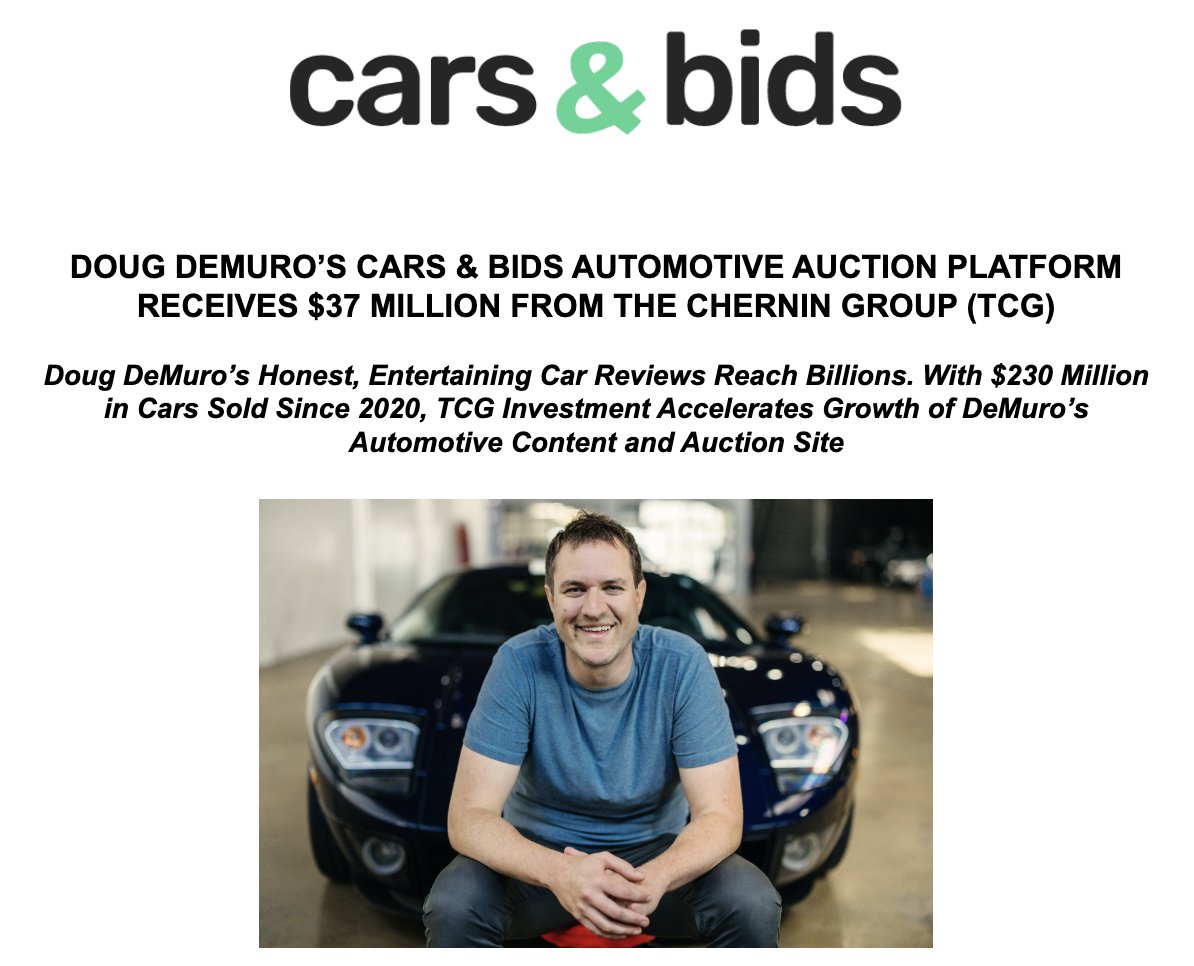 Doug DeMuro tweet media