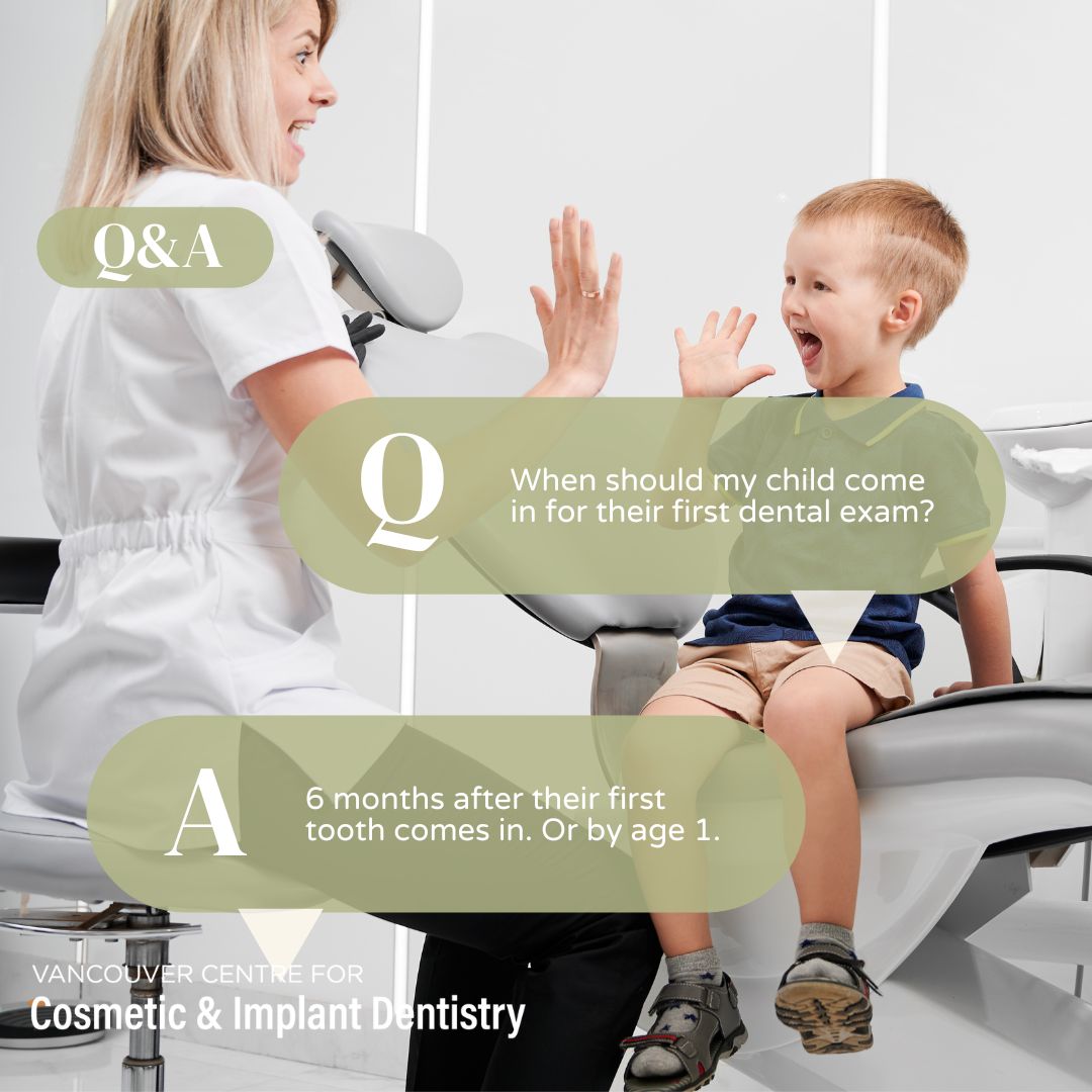 There are many questions parents have before bringing their kids to the dentist! 

One of the most common is: 
'When should my child come in for their first dental exam?'

Answer:
6 months after their first tooth comes in. Or by age 1!🙂

Have more questions? Comment below 👇