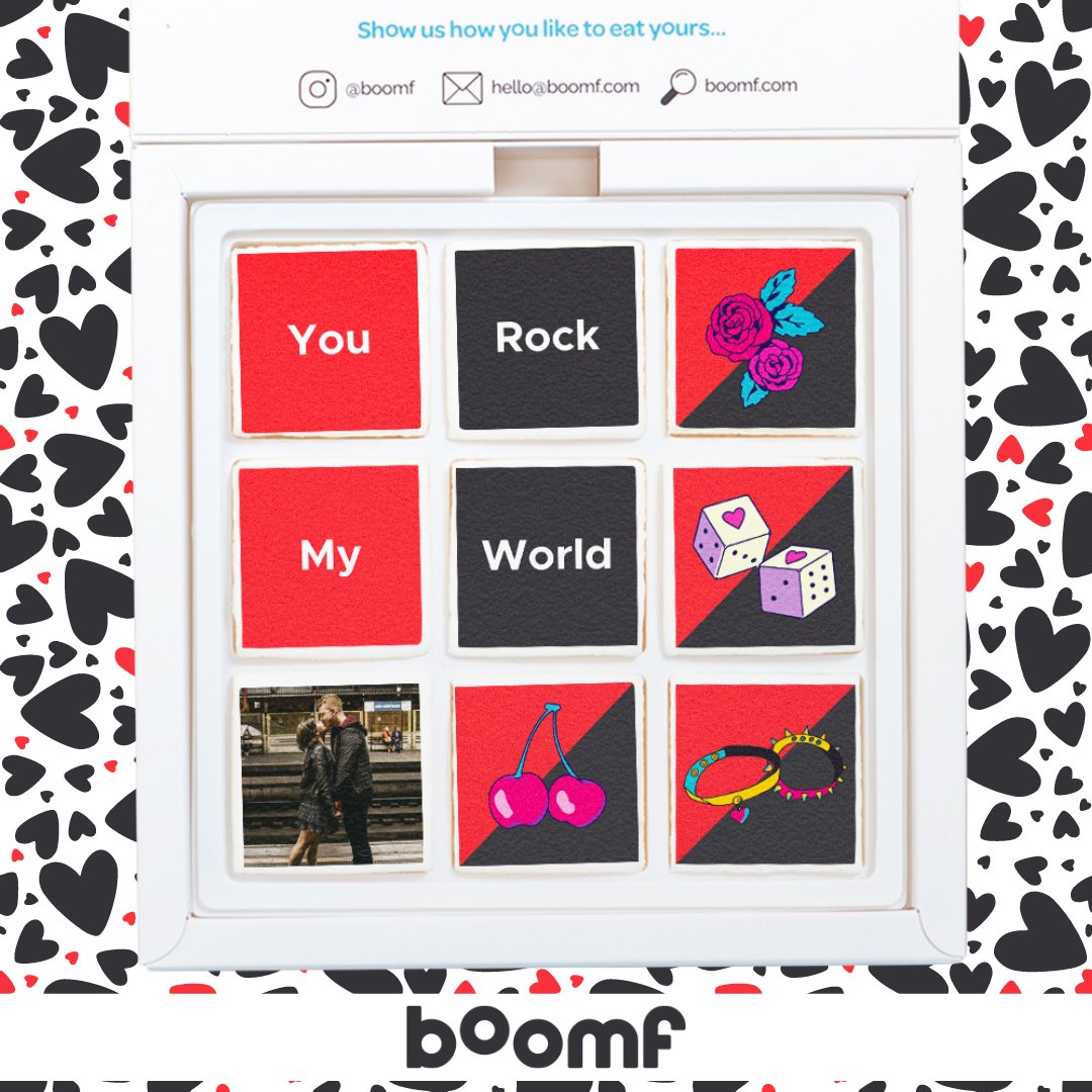 Match their Valentine's Vibes with our delicious personalised marshmallows 🫶 Keep it sweet, make it saucy, or stay rock 'n roll ✌️

Add your images or search our image library to send them the right message 😏