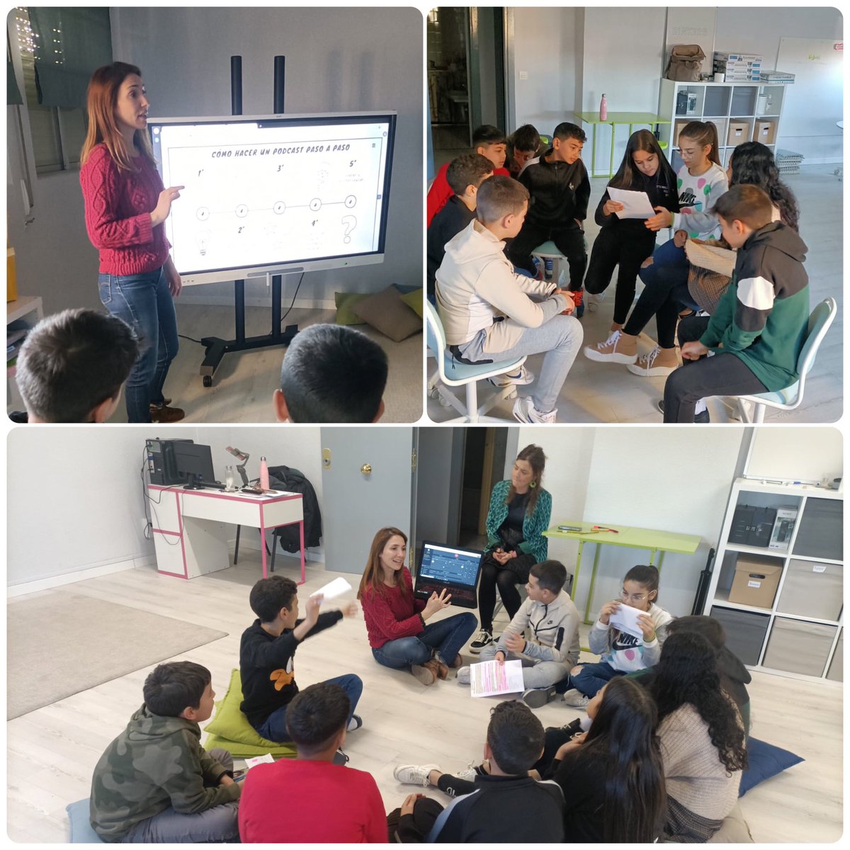 CEIPGumersindo's tweet photo. #DíadelaPaz Quinto EP graba su primer podcast con @spreaker para dar a conocer las actividades realizadas esta semana https://t.co/h6V4WeInM8 #LaLecciónmásgrandedelmundo #CaminosdePaz #murosqueunen #GlobalGoalsExplorers @TheWorldsLesson  #proyectodecentro #tecnologíaconpropósito https://t.co/39D2MLaJ7i