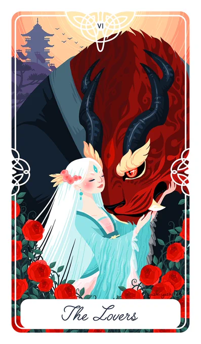 The Lovers is one of my favorite cards! My tarot posters are 11" x 17" and printed on thick, high quality paper. 