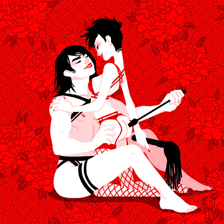 「Each set of lovers is 11" x 11" and prin」|Yoshi Yoshitaniのイラスト