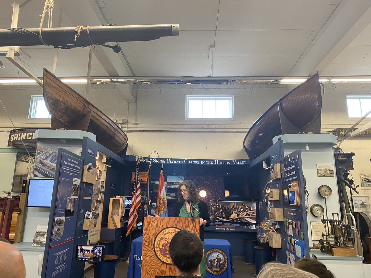 Thrilled to join @JenMetzgerNY for a major climate action announcement as she announces EO1 of her term to align #UlsterNY with the state Climate Law & surpass it.