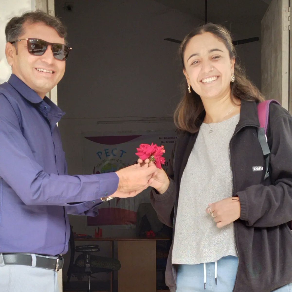 PECT_NGO's tweet photo. PECT is warmly welcomes its first foreign #volunteer @iglesiasfer 

#worldpakers https://t.co/ngkZnAOnEG