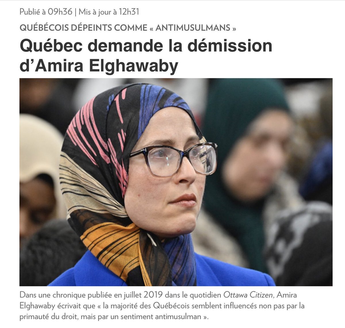 DanielR90565166's tweet photo. Genevieve Guilbault est outrée, selon elle, ces propos sont déplacés, ne sont pas inclusifs et cette dame doit démissionner!
* Elle a raison toute personne tenant des propos non inclusifs doit démissionner ! https://t.co/xr41fRSBwV