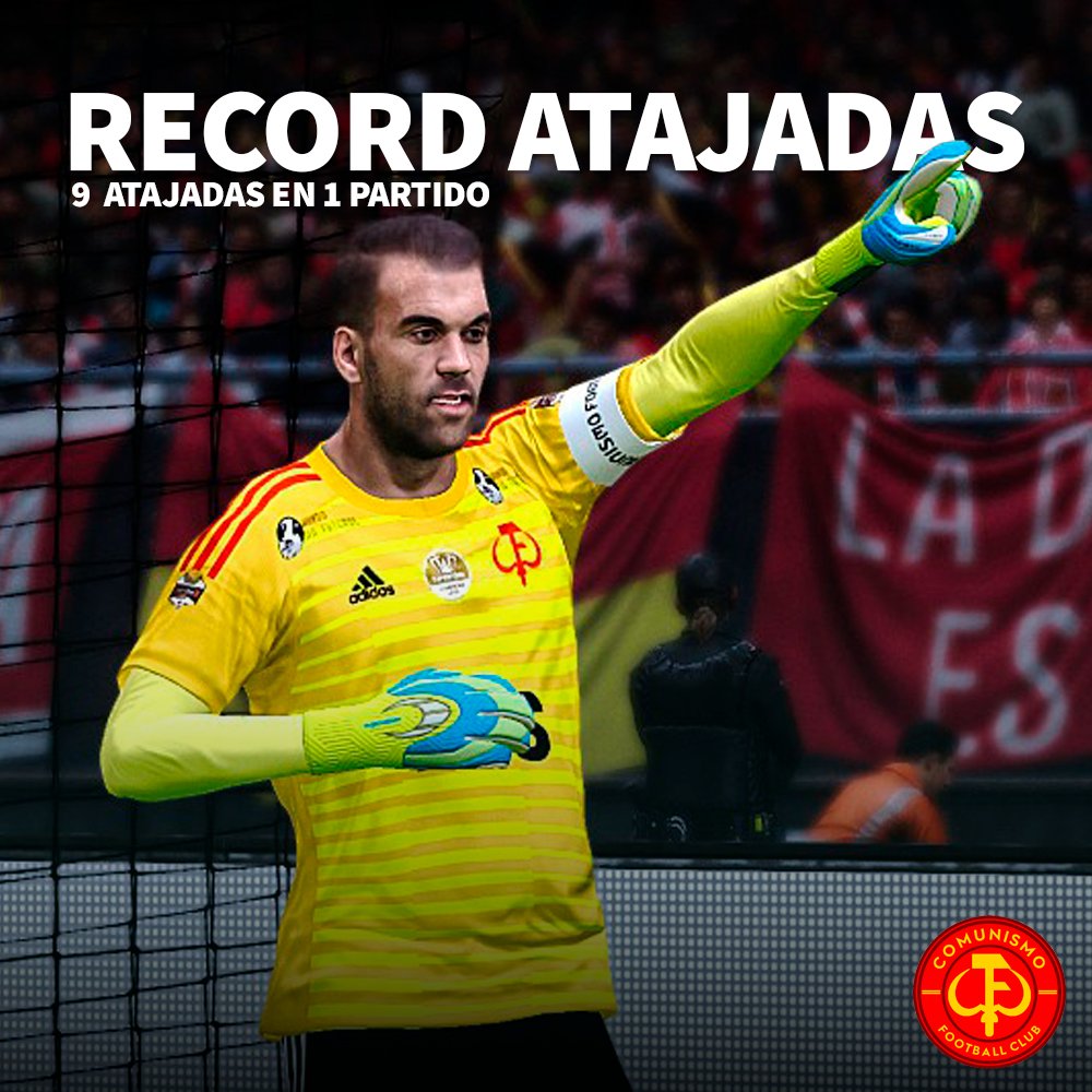 Recientemente, Augustininho, portero de <a href="/ClubComunismo/">Comunismo Football Club 🍥 | 88 Anos</a> rompió el récord de atajadas en 1 partido disputado. 

⚽️ 1 partido = 9 atajadas 🧤

¡Felicidades!