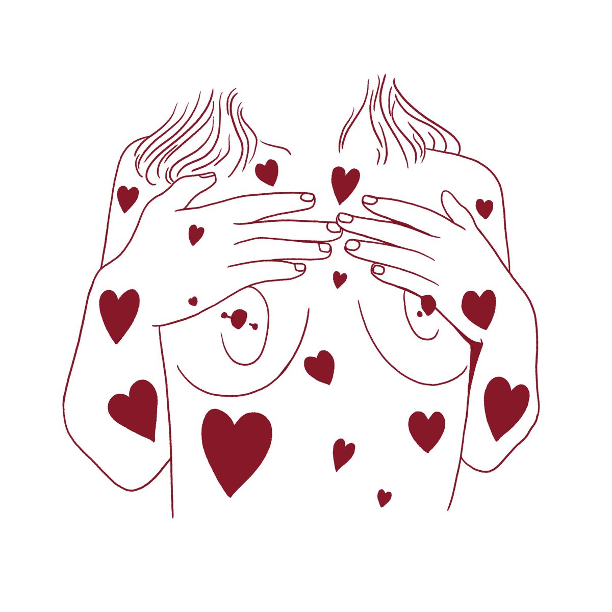willustrating's tweet photo. HEART NUDES ARE FREE, want some valentines themed artwork of yourself? boobs/pussy/ass, i’m doing it all, dm me, it’s free!♥️ https://t.co/Gp7HauLnXJ