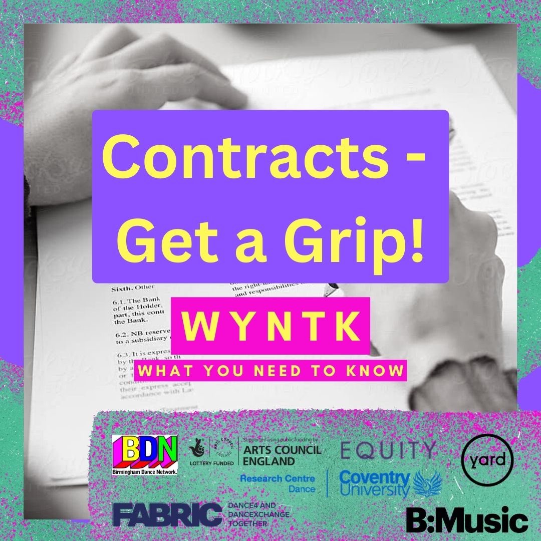 BrumDN's tweet photo. 🔥🔥DON’T MISS THIS WEEKS FREE WORKSHOP!!🔥🔥
✨Contracts - Get a Grip! ✨
📆Wednesday 1st February
⏰12pm-4pm
📍Birmingham Symphony Hall
Broad st, Birmingham, B12EA
https://t.co/viKw7mQs12 https://t.co/HnOIIVuOGC