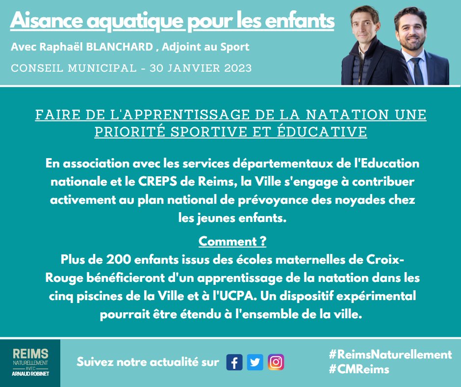 Reims Naturellement (@r_naturellement) on Twitter photo En 2021, 22 % des noyades accidentelles ont touché des enfants de moins de 6 ans en #France. Les élus <a href="/r_naturellement/">Reims Naturellement</a> veulent répondre à cet enjeu par la prévention ! <a href="/BlanchardRaphaL/">Raphaël Blanchard</a> En 2021, 22 % des noyades accidentelles ont touché des enfants de moins de 6 ans en #France. Les élus <a href="/r_naturellement/">Reims Naturellement</a> veulent répondre à cet enjeu par la prévention ! <a href="/BlanchardRaphaL/">Raphaël Blanchard</a>