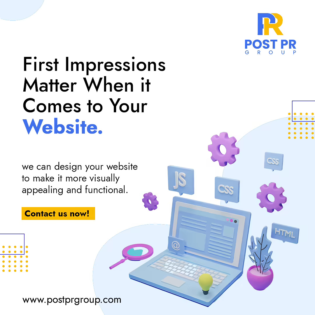 PostPRGroup's tweet image. Is your website out of date? Don't let visitors' first impression be their last. At PostPRGroup, we can redesign your website to make it more visually appealing and functional. 

Contact us now!
#digitalmarketing #digital #digitalworld #digitalagency #business #onlinebusiness