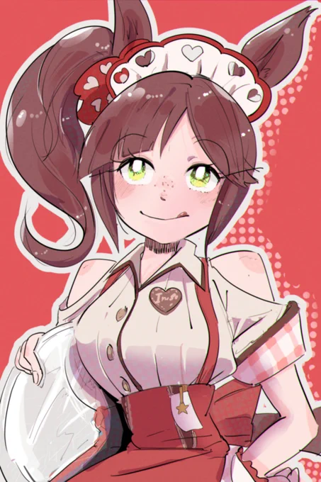 アイネスフウジンの新衣装描きました 