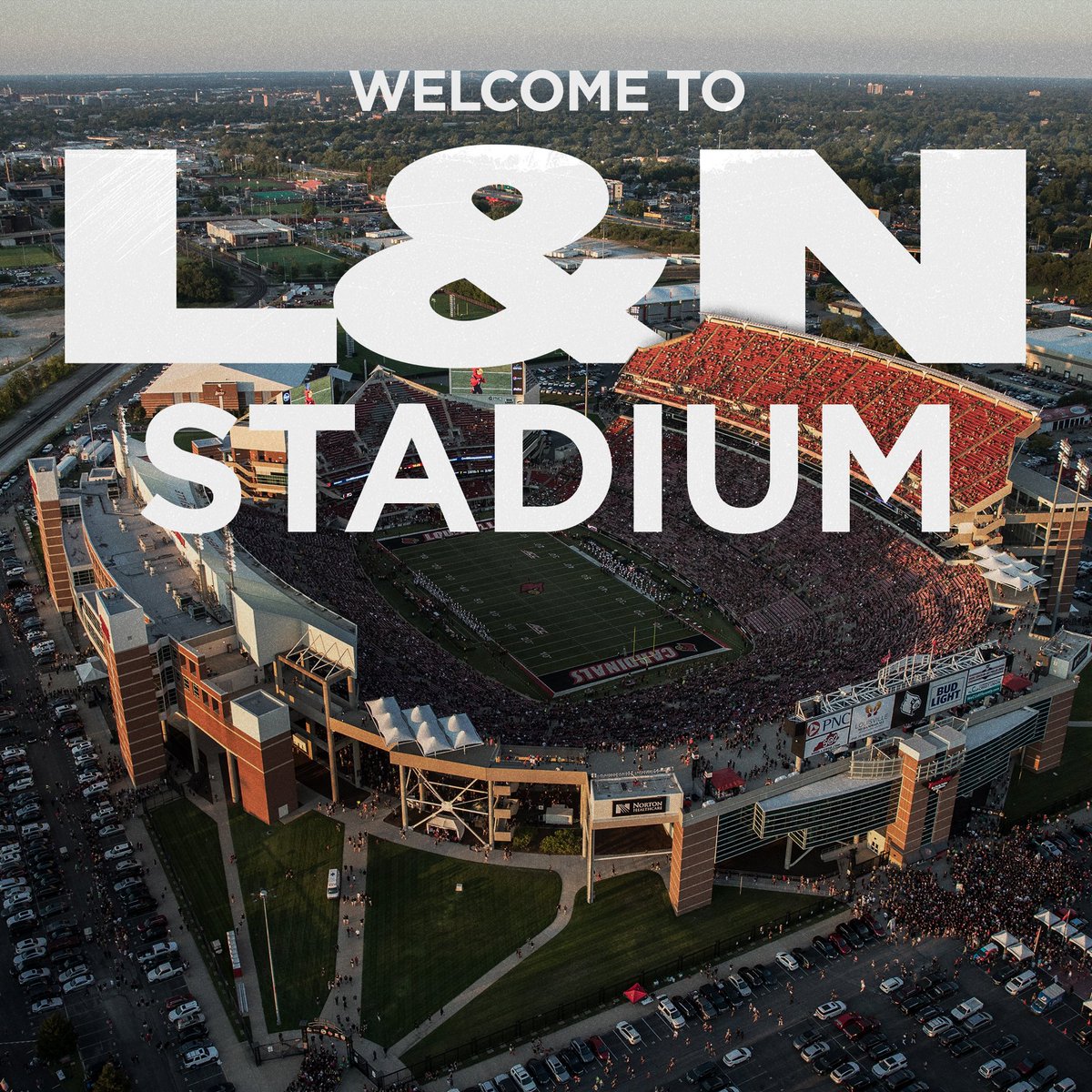 Coming Soon: L&amp;N Federal Credit Union Stadium
 
"We are proud to announce the expanded relationship with <a href="/LNFCU/">L&N Credit Union</a> &amp; grateful for their continued investment in our athletes, our department, &amp; our university."  - <a href="/joshheird/">Josh Heird</a>
 
All the details: uofl.me/3WL5tuV

#GoCards
