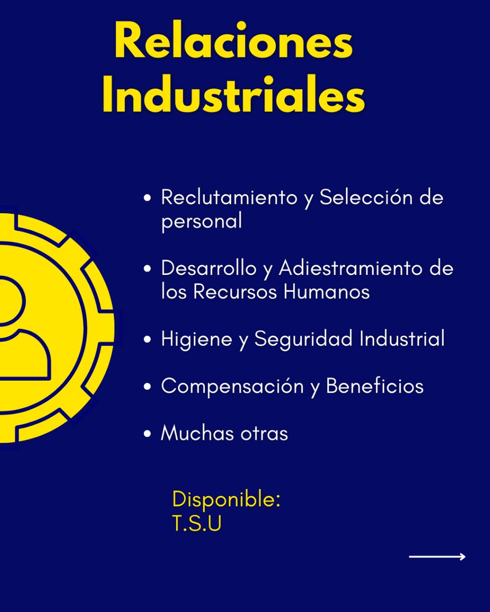 IUTECPVE's tweet photo. ¿Te interesan las ciencias económicas? 

¿Aún estás buscando una carrera universitaria para estudiar?

IUTECP tiene las mejores 3 opciones para ti:

-Administración
-Contaduría
-Relaciones Industriales

¡INSCRÍBETE AHORA!
Nos quedan pocos cupos. https://t.co/0WsEca1Fno