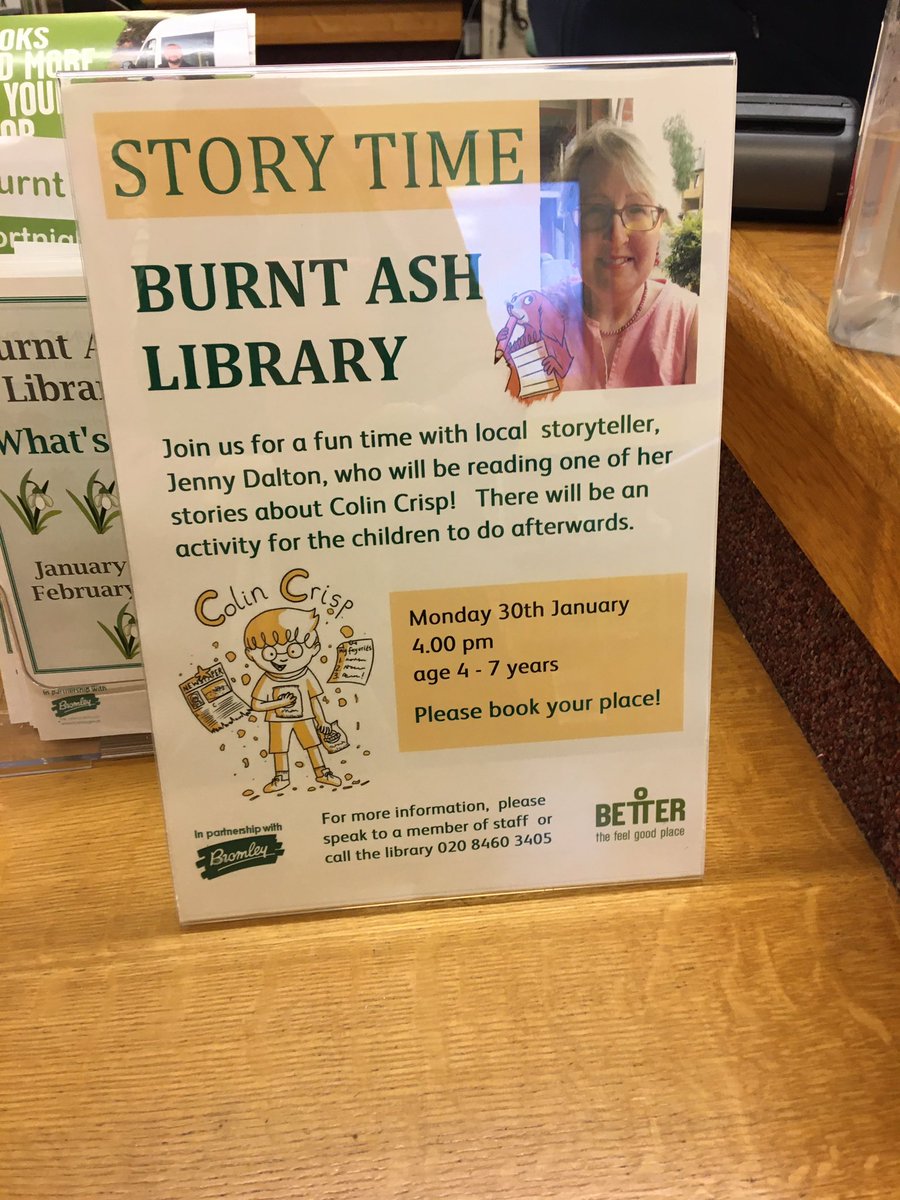Jennyr_Dalton's tweet photo. Lovely to meet the children and librarians at #BurntAshLibrary today for a #storytelling session. Thanks to fellow #kidlit writer @HelenLibrary for coming along too.

#youngfiction
@BromLibraries https://t.co/UwOcR3VIhF
