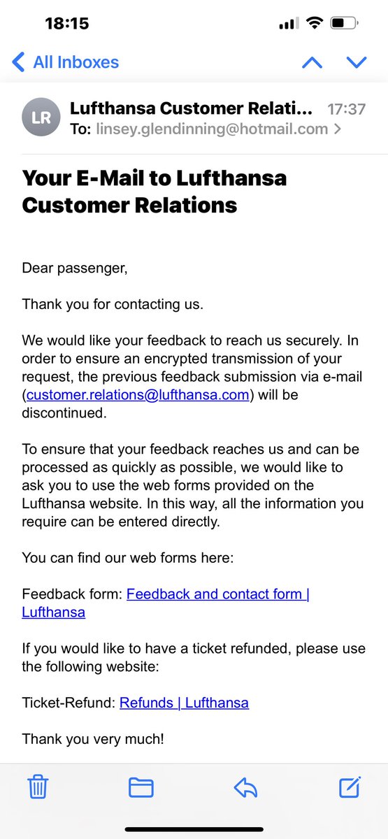 linziglend's tweet photo. @lufthansa So I contacted them like you said and got these back !!! #liars court date is going in !!! https://t.co/ngnKxc1Bue