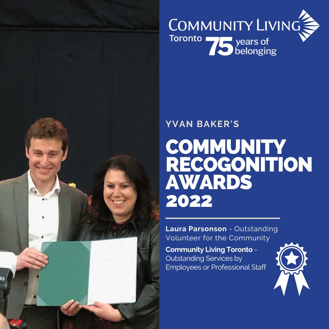 CLToronto's tweet photo. CLTO was recognized for its Outstanding Services by Employees and Professional Staff, and Laura Parsonson, a member of the CLTO Board, was nominated for an Outstanding Volunteer for the Community Award at @Yvan_Baker New Year’s Levee and Community Recognition Awards 2022! https://t.co/8wZEsaAvwe